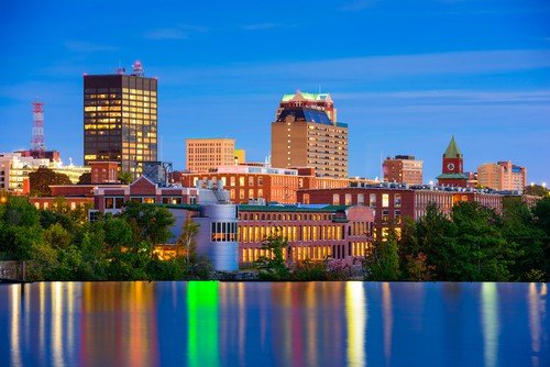 Manchester, New Hampshire skyline