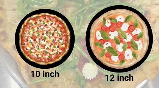 10 vs 12 inch pizza